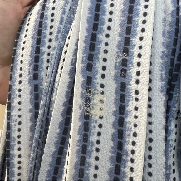 Les Competti woman’s ombré blue pleated midi skirt size 4 - Picture 5 of 7